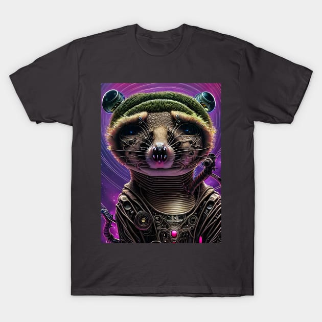 Possum Alien Astronaut T-Shirt by alcoshirts